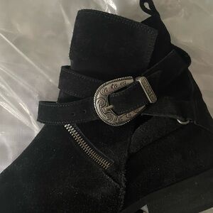 All Saints suede ankle boots-NEW!